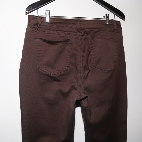 Needle & Cloth Skinny Ankle Pants High Rise Brown - Picture 8 of 9